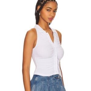 Superdown Revolve Rina Ruched Top